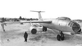 Опытный бомбардировщик 150 конструкции ОКБ-1 с двумя АЛ-5
