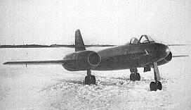 Опытный истребитель И-211 конструкции ОКБ Алексеева С.А. с двумя ТР-1